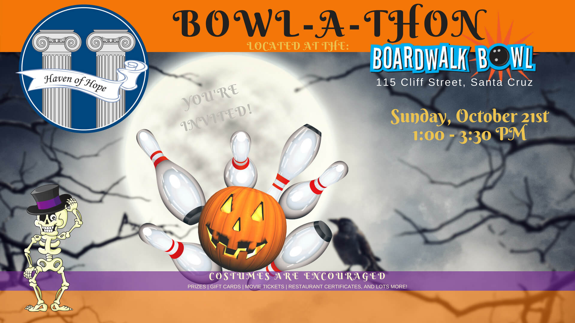 Bowl-a-thon 2018 @ Boardwalk Bowl | Santa Cruz | California | United States
